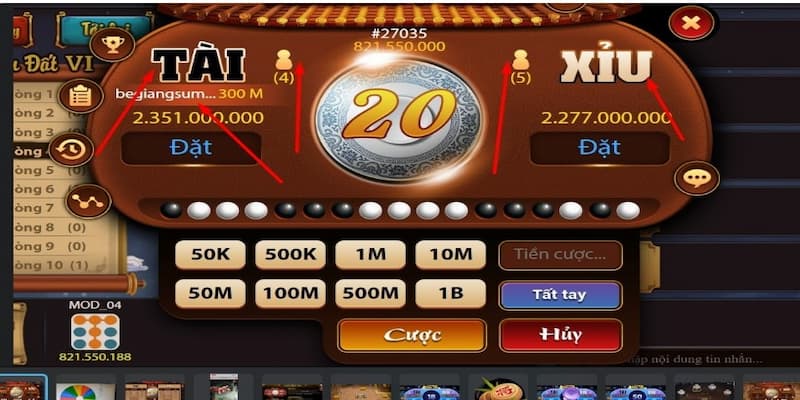 Hệ thống game tài xỉu có gì đặc biệt?